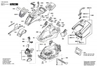 Bosch 3 600 HB9 205 Advancedrotak 650 Lawnmower 230 V / Eu Spare Parts